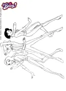 Totally Spies kleurplaat 12